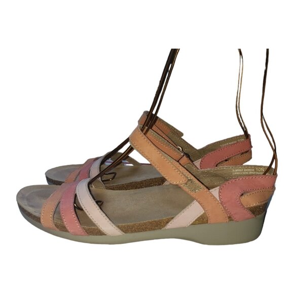 Sh122 Munro Ladies Peach Sandals 10N - Picture 7 of 10